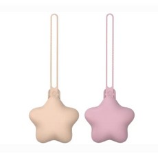 코지베베 별모양 실리콘 젖꼭지 케이스 다용도 케이스 2개 1세트, 베이비핑크+바이올렛, 1