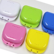 리테이너케이스 마우스가드 교정기 후크 틀니보관 용기, 2박스 20개, 1개, 1L