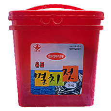 멸치육젓/유포 9kg, 1팩