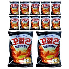 꼬깔콘 매콤달콤한맛, 67g, 12개
