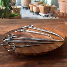 대형 겸자 가위 원예용 애견용 24CM 원예용품 애견커브가위, 일자형 24cm