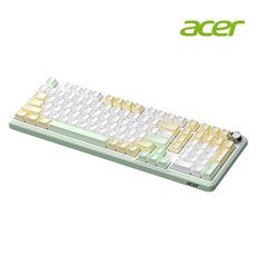 에이서 알록달록 101키 유무선 블루투스 기계식 키보드, 레몬밤, OKR258, 제조사축 가전디지털/키보드/마우스 반품 최저가 59,080원