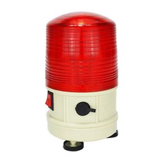 비상등 경고 유도등 램프 싸이렌 건전지 사이렌 경광등 무음 노랑 무선 LED, 1개, 건전지 무음 빨강 강력