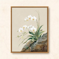 디아이와이 고전풍 목련 아크릴 유화 수채화, 세트 원목 프레임+붓+페인트, Y602 클래식