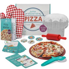 Tovla Jr. My First Food Science Kit – 식용 슬라임 + 재미있는 실험 - STEM 몬테소리에서 영감을 받은 활동 세트 만 5-8세용, 피자 만들기 키트