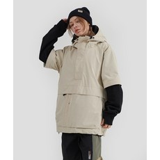엔쓰리 NNN -Felix anorak outdoor - JACKET - 아이보리 (팔양면 분리형) / 남녀공용 스노우보드복 스키복 자켓