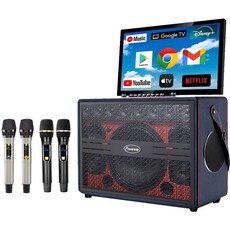 大聲公 典視型20吋觸控螢幕安卓系統多功能行動KTV音箱 標準版, PWQV2010P