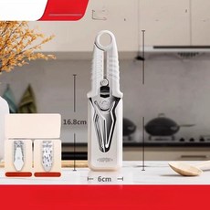 주방용 스테인리스 다용도 식품 전용 가위 고기 생선 손질용, 클래식 칼집+스티커 포함, 기본 색상