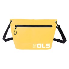 GLS 玩水 多功能 防水 運動 斜背包, 黃色