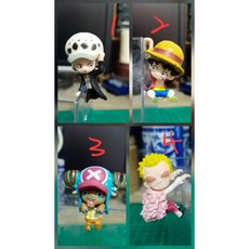 海賊王杯緣子公仔-羅 魯夫 喬巴 多佛朗明哥 航海王, 1個