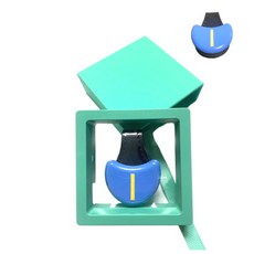 봄밤 이클립스 컬러 볼마커 가죽클립 세트, 1세트, 스카이 블루