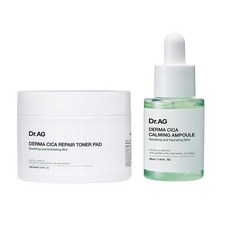 닥터에이지 시카 리페어 진정패드 40매 + 시카 히알루로닉 카밍 앰플 35ml, 1세트