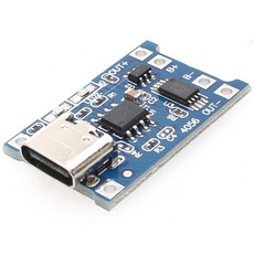 TP4056 리튬배터리 USB C타입 충전모듈, 1개