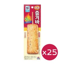 사조 대림 매콤 즐겨바 70g x 25개 / 핫바 어묵바