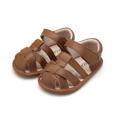 스키니슈즈 찰리 샌들 브라운 아기신발 SNSDD2J0NT