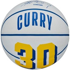 윌슨 NBA 플레이어 아이콘 아웃도어 선수 농구공 7호, Steph Curry, Mini - 3", 1개