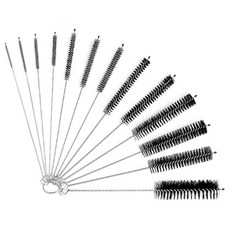 하프문 멀티 스텐 빨대 세척솔 13종, 블랙, 2세트