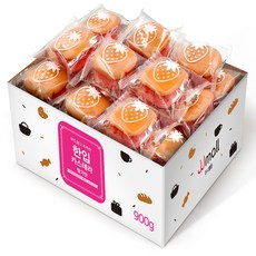 [신상품] 젤리젤리 부드럽고 촉촉한 한입 카스테라 딸기맛, 1박스, 900g