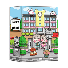 소워니놀이터 학교 스퀴시북 DIY 만들기 키트, 기본구성+손코팅지+풀테이프+투명테이프, 1개 기본구성+손코팅지+풀테이프+투명테이프, 1개
