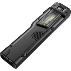 ErayLife 충전식 EDC 손전등 (클립 포함) 휴대용 포켓 라이트 (UV 및 적색광 SOS 스트로브 모드) USB-C 슬림 미니 플랫 (검사 작업 비상 일상 휴대, ErayLife 충전식 EDC 손전등 (클립 포함),