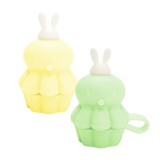 아가프라 문어 파우치캡 2p+케이스세트 / 흘림방지토퍼 실리콘파우치토퍼, 1세트, 100ml, 라임+레몬