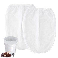 Alocs Toddy 콜드 브루 시스템과 호환되는 콜드 브루 커피 필터 백 18.9L(5갤런) 상업용 브루어용 커피 찌꺼기 및 아이스 티용 필터 백 - 빠른 배수 세척 및