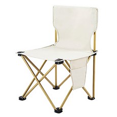 露營折疊椅 伸縮椅 野餐椅 靠背椅 導演椅 休閒椅, 米白