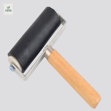 판화용 롤러 조소용품 판화재료 미술도구 판화도구 고무롤러, 6cm
