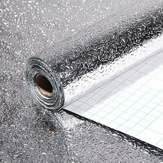 접착식 두꺼운 방수 기름때 방지 주방 알루미늄 시트지, 1개