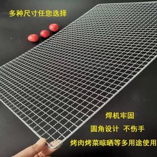 加密網格網板晾曬噴油網片烤肉燒烤燒烤網烘乾家用正方形烤衣服網 副廠商品, 1個, 尺寸38*50釐米 1.1釐米網孔, 38x50釐米