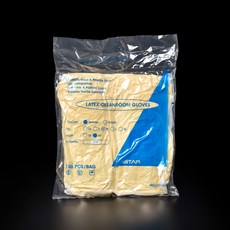 ASTAR 크린룸 라텍스 장갑 DURA GRIP 12인치, 1개