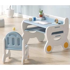 어린이 책상 테이블 의자 세트 독서 낮은 유치원 놀이, 브라운 책상 의자 세트 (그림 가능)