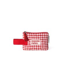 매장정품 마스마룰즈 MASMARULEZ Mini strap pouch_Heart check Red 5016573855 143131