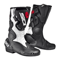 SIDI FUSION LEI 女版 防摔車靴, 白黑