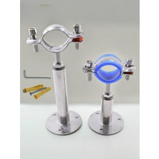 배관 고정 브라켓 클램프 천장 호스 지지대 거치대 튜브 15-19 30-50mm, 25-27 100-150mm 고무패드 포함