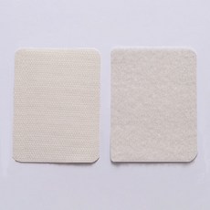 約翰家庭百貨 坐墊防滑貼 魔鬼氈強力吸附 防滑固定貼 止滑魔術氈 地毯防滑貼 止滑墊, 米白, 1個