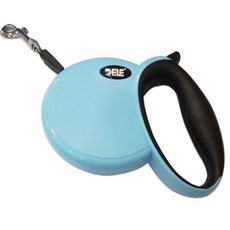 니즈플리 버튼식 3M 튼튼한강아지리드줄 안전한산책줄 중형견리드줄 강아지자동리드줄 푸들산책줄, 스카이블루색 3M