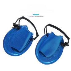 한행 숏오리발 자유형 수영장 강습용 실리콘 훈련, SS(26-32)