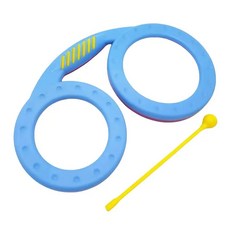 탐탐 톰톰 드럼 아이 손근육 청각 리듬 박자 발달 자극 쉬운 유아 음악 놀이 양면 휴대용 타악기, 1세트, 1개