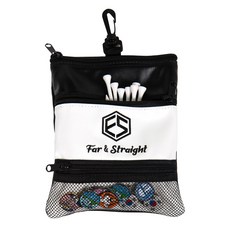 3단 골프 파우치 다용도 소품백 카트걸이 필드용품, 1개