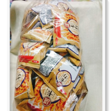 古意 古早味 甜卡力 奶素約50包 懷舊零食 薯條餅乾, 1個, 700g