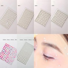 BLOWFISH FUGU진주 큐빅스티커 페이스쥬얼리 큐빅스티커, 6p