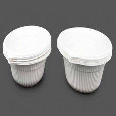 일회용그릇 장국용기 위생공기 분식용기, 130mm