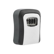 鋁合金密碼鑰匙盒 戶外防水密碼鎖 鑰匙儲存盒 裝修臨時密碼盒, 戶外密碼盒 (塑膠) 灰色, 灰色