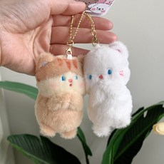 걸스코코 쌍둥이자석키링 2개세트 가방고리 캐릭터 백팩키링 인형키링 우정템