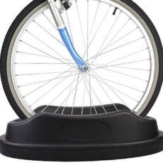 자전거 앞바퀴 받침대 실내 고정 로라 거치대 보관 고정, 블랙, 1개