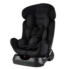 天才寶貝汽車安全座椅通用車載便攜式嬰兒寶寶兒童座椅0-7歲, 1個, 黑色(有logo介意勿拍):1個
