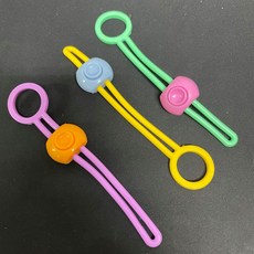 68號倉庫 創意多功能綁帶 食品密封保鮮夾 電線收納捲線器 顏色隨機, 1個