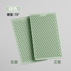 哆哆購 原地跑腳墊 足底慢跑按摩專用, 1個, 雙面硬度指壓板-綠色70°