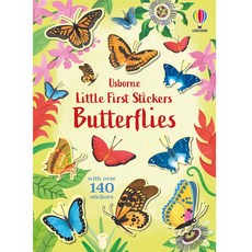 Usborne Little First Stickers Butterflies 蝴蝶主題趣味貼紙書 幼兒啟蒙認知 培養手眼協調能力
